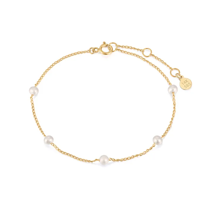AURELIE GI Bracelets FERGIE Pearl Station Bracelet