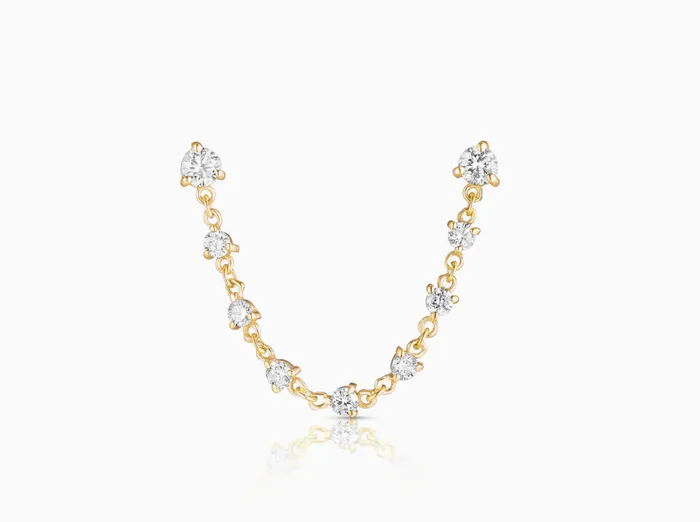Carbon Hyde Sparkler Double Earring Earrings
