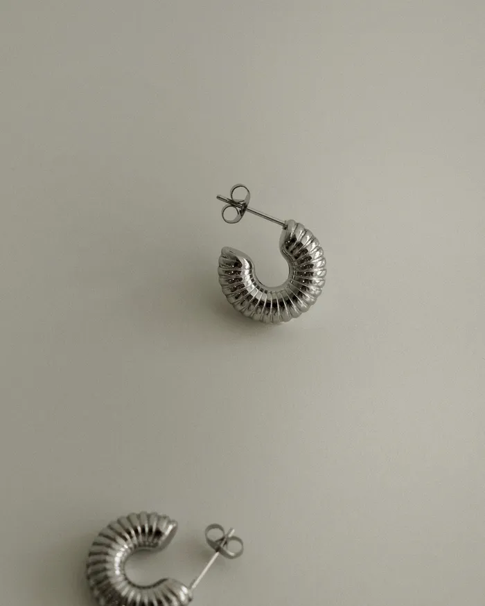Coletta Mini Macaroni Hoop Earrings MYJN Earrings