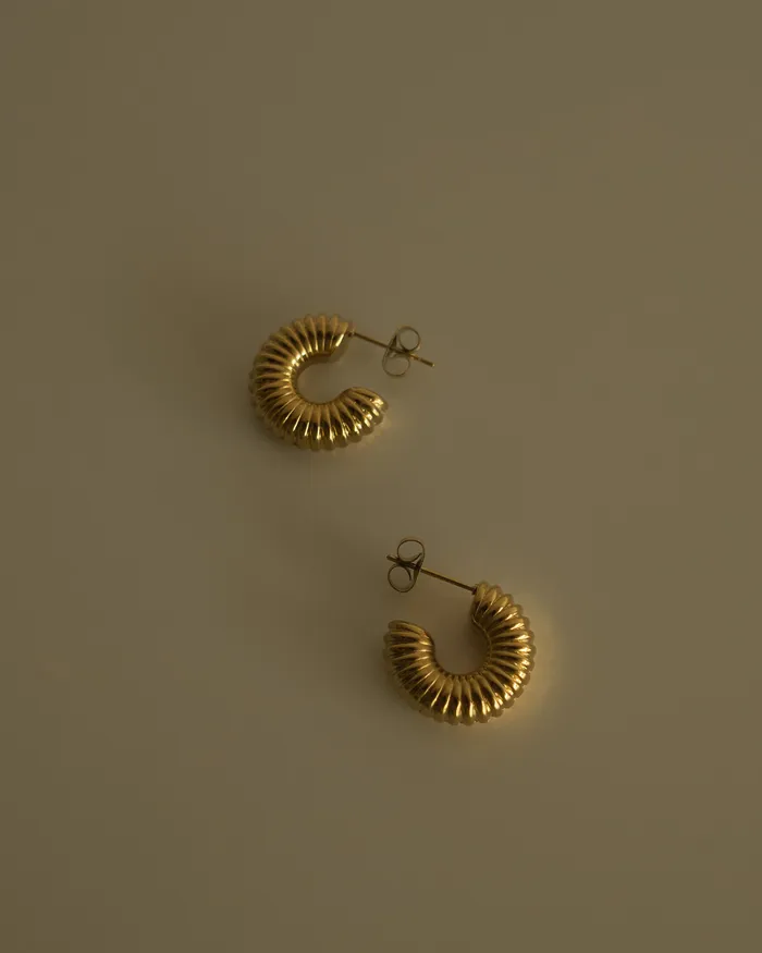 Coletta Mini Macaroni Hoop Earrings MYJN Earrings
