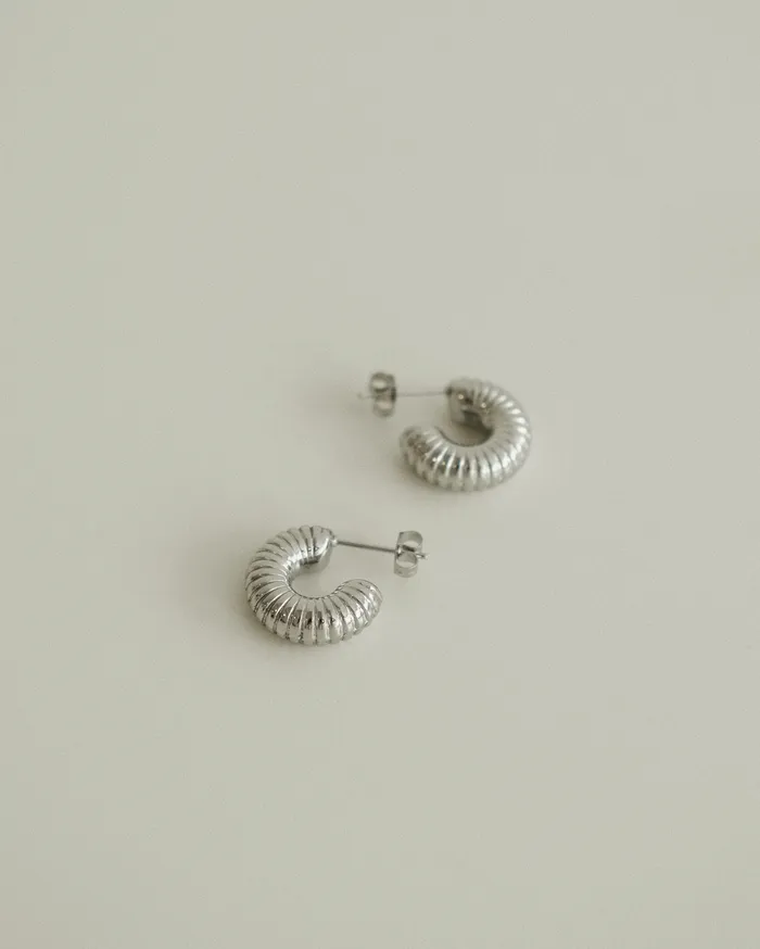 Coletta Mini Macaroni Hoop Earrings MYJN Earrings