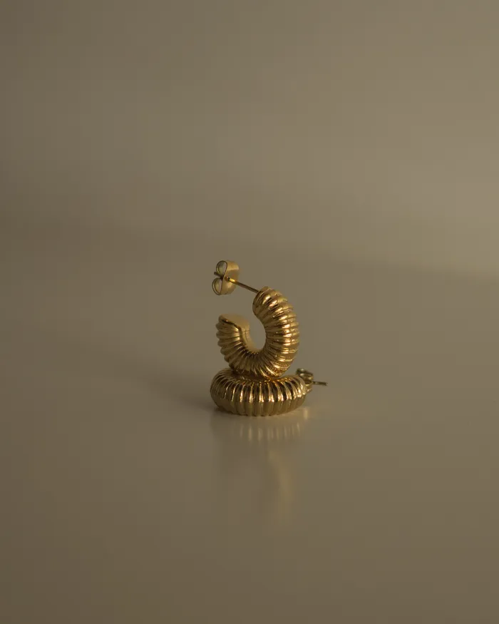 Coletta Mini Macaroni Hoop Earrings MYJN Earrings