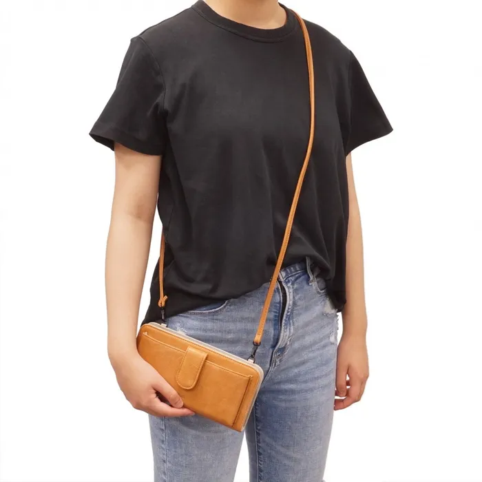 Dona Crossbody Wallet SQ Earrings