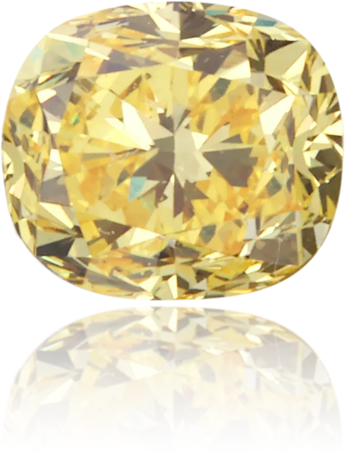Earrings Langerman Diamonds Natural Yellow Diamond Cushion 076 ct Polished Earrings Langerman Diamonds Natural Yellow Diamond Cushion 076 ct Polished