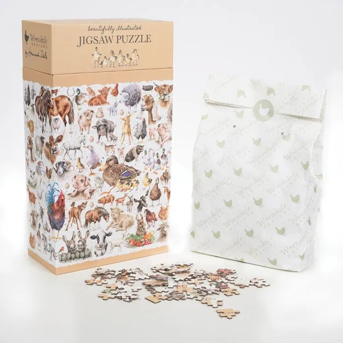 Earrings Wrendale Designs Ltd Farmyard Friends 1000 Piece Puzzle