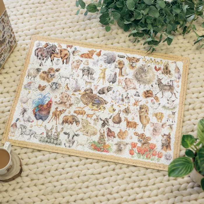 Earrings Wrendale Designs Ltd Farmyard Friends 1000 Piece Puzzle Earrings Wrendale Designs Ltd Farmyard Friends 1000 Piece Puzzle