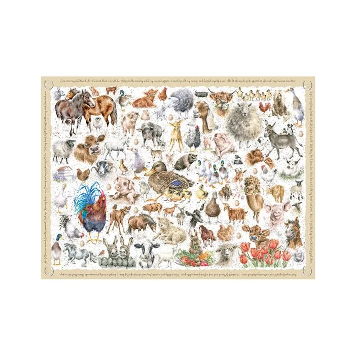Earrings Wrendale Designs Ltd Farmyard Friends 1000 Piece Puzzle Earrings Wrendale Designs Ltd Farmyard Friends 1000 Piece Puzzle