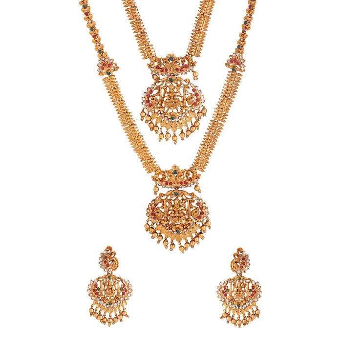 Earrings Yellow Chimes Jewellery Set for Women and Girls Temple Jewellery Set Gold Plated Long Necklace Temple Jewellery Set Birthday Gift for girls and women Anniversary Gift for Wife Yellow Chimes Earrings Yellow Chimes Jewellery Set for Women and Girls Temple Jewellery Set Gold Plated Long Necklace Temple Jewellery Set Birthday Gift for girls and women Anniversary Gift for Wife Yellow Chimes