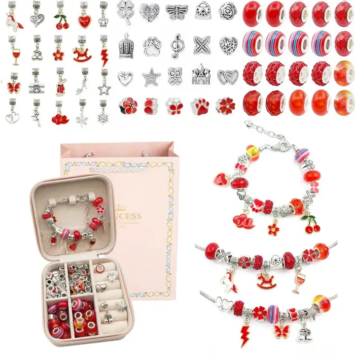 Get Signatured Bracelets Charm Bracelet Kit for Girls Get Signatured Bracelets Charm Bracelet Kit for Girls
