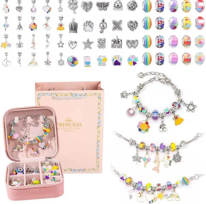 Get Signatured Bracelets Charm Bracelet Kit for Girls Get Signatured Bracelets Charm Bracelet Kit for Girls