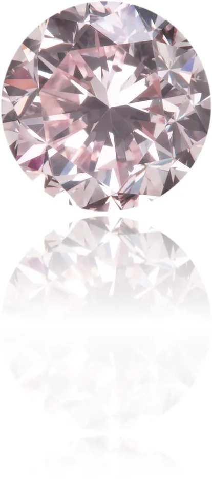 Langerman Diamonds Earrings Natural Pink Diamond Round 075 ct Polished