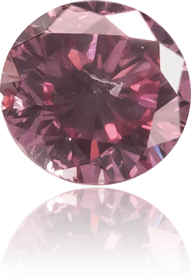 Langerman Diamonds Natural Pink Diamond Round 012 ct Polished Earrings