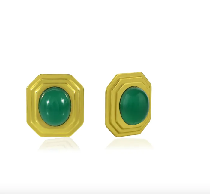 Mara Earring Green Onyx Rendor Earrings