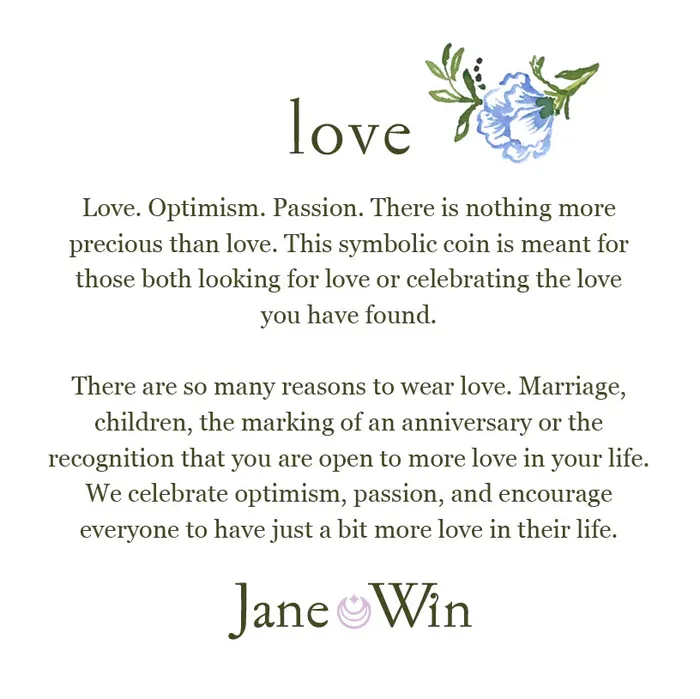Necklaces Jane Win LOVE JW Quatrefoil Heart Pendant