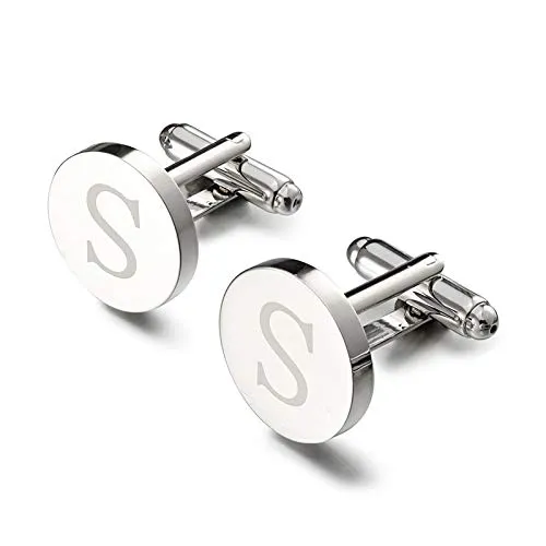 Necklaces Yellow Chimes Yellow Chimes Exclusive Collection Alphabet Letters Stainless Steel Statement Cufflinks for Men Silver S Cufflinks Necklaces Yellow Chimes Yellow Chimes Exclusive Collection Alphabet Letters Stainless Steel Statement Cufflinks for Men Silver S Cufflinks