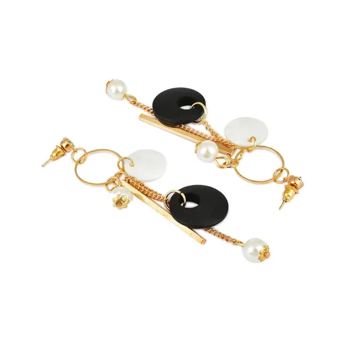 Yellow Chimes Earrings Yellow Chimes Tassel Fashionable Lady Multicolor Earrings for Women Girls