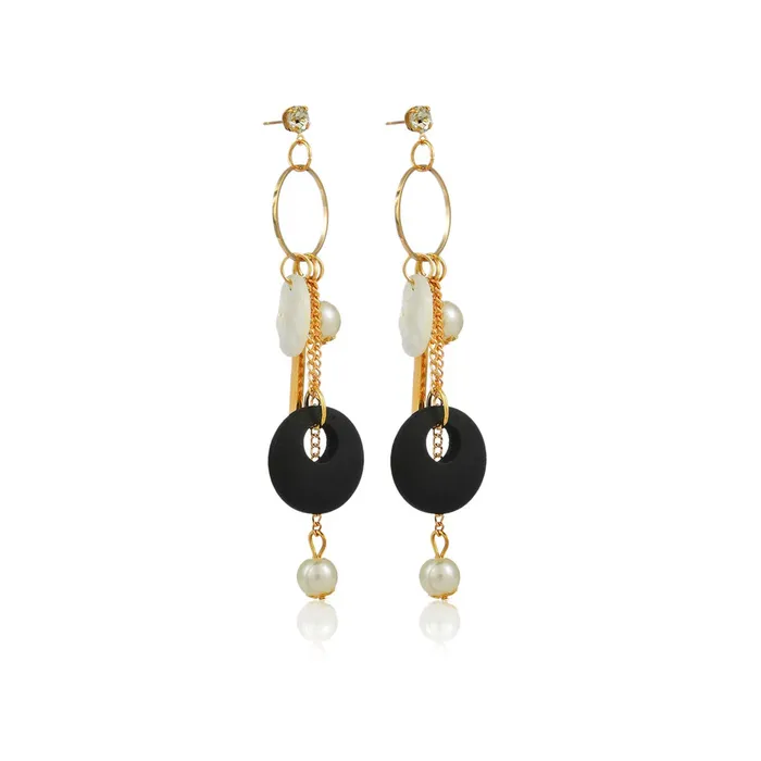 Yellow Chimes Earrings Yellow Chimes Tassel Fashionable Lady Multicolor Earrings for Women Girls