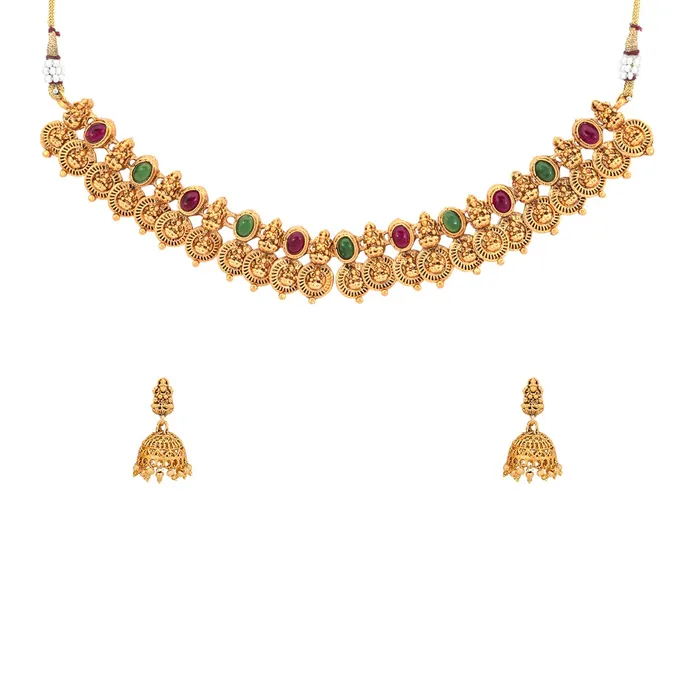 Yellow Chimes Jewellery Set for Women and Girls Temple Jewellery Set for Women Gold Plated Coin Designed Choker Necklace Set Birthday Gift for girls and women Anniversary Gift for Wife Yellow Chimes Rings Yellow Chimes Jewellery Set for Women and Girls Temple Jewellery Set for Women Gold Plated Coin Designed Choker Necklace Set Birthday Gift for girls and women Anniversary Gift for Wife Yellow Chimes Rings