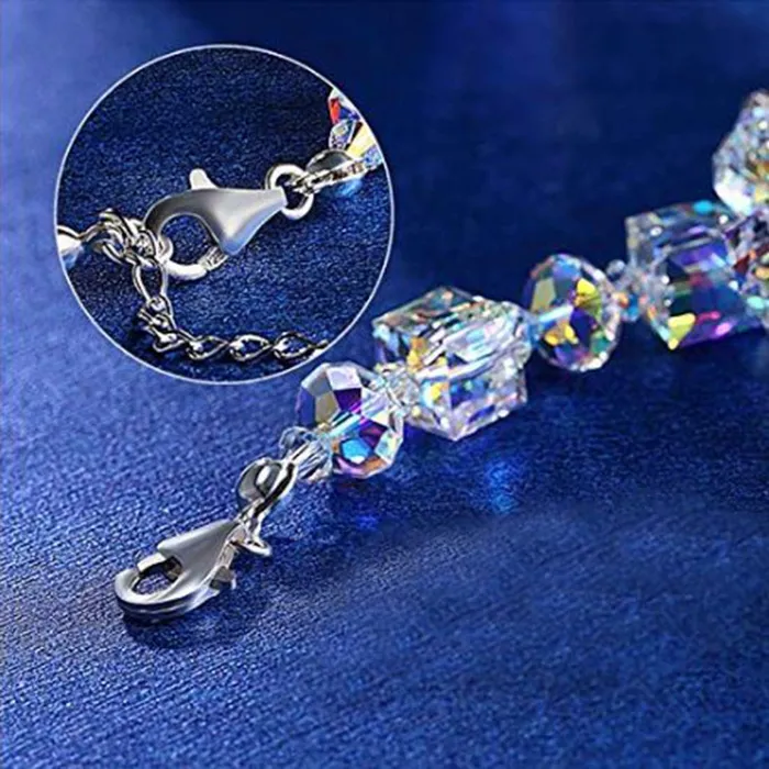 Yellow Chimes Necklaces Yellow Chimes Crystals Shine Fancy Bracelet for Women and Girls