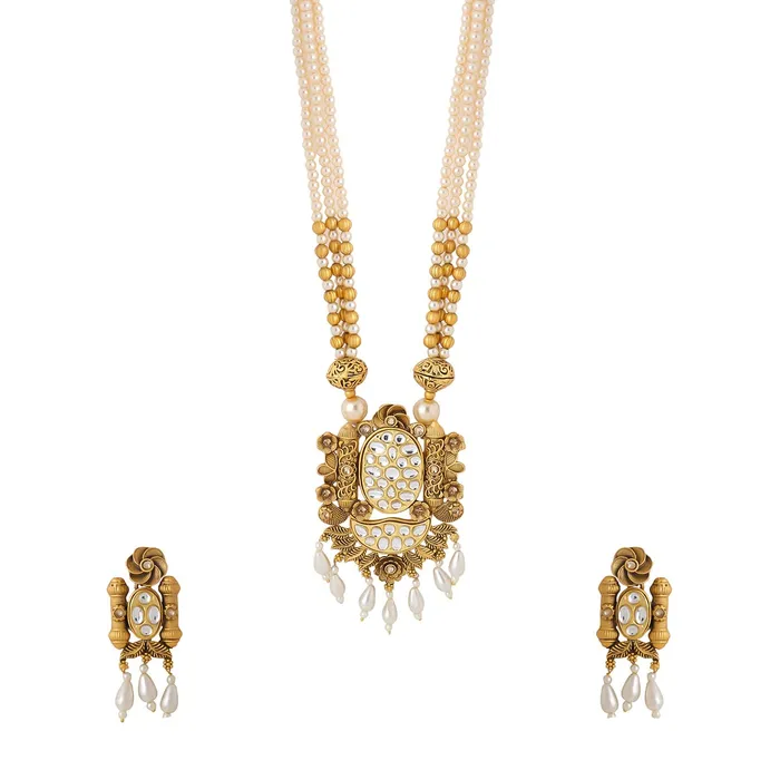 Yellow Chimes Necklaces Yellow Chimes Jewellery Set for Women and Girls Kundan Necklaces Set Gold Plated Beads Beaded Kundan Choker Necklace Set Birthday Gift for girls and women Anniversary Gift for Wife Yellow Chimes Necklaces Yellow Chimes Jewellery Set for Women and Girls Kundan Necklaces Set Gold Plated Beads Beaded Kundan Choker Necklace Set Birthday Gift for girls and women Anniversary Gift for Wife