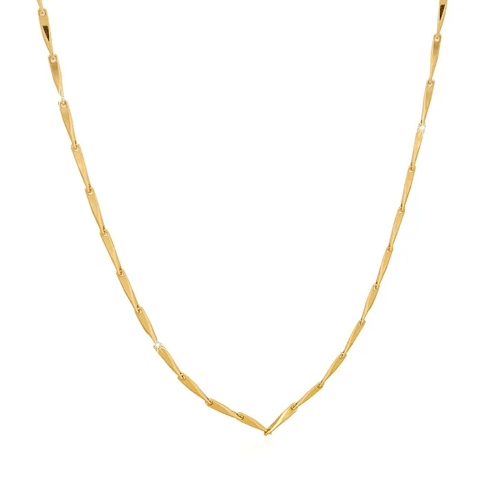 Yellow Chimes Yellow Chimes Gold Plated Latest Fashion Classic Design Most Popular Rice Neck Chains for Men and Boys Bracelets