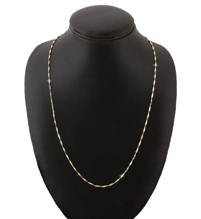 Yellow Chimes Yellow Chimes Gold Plated Latest Fashion Classic Design Most Popular Rice Neck Chains for Men and Boys Bracelets