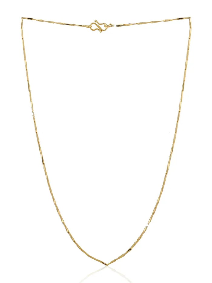Yellow Chimes Yellow Chimes Gold Plated Latest Fashion Classic Design Most Popular Rice Neck Chains for Men and Boys Bracelets