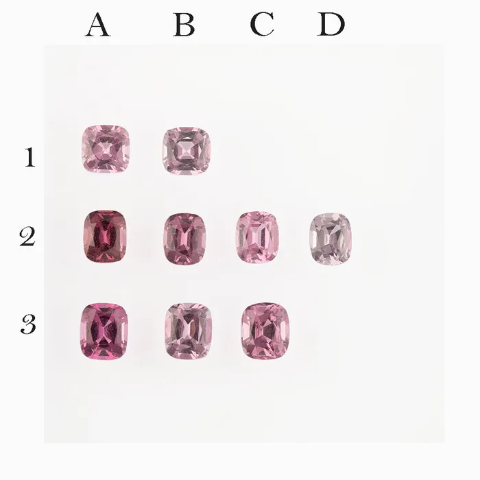 060090ct Calibrated Cushion Spinel 5060mm CSE027 Envero Jewelry Earrings