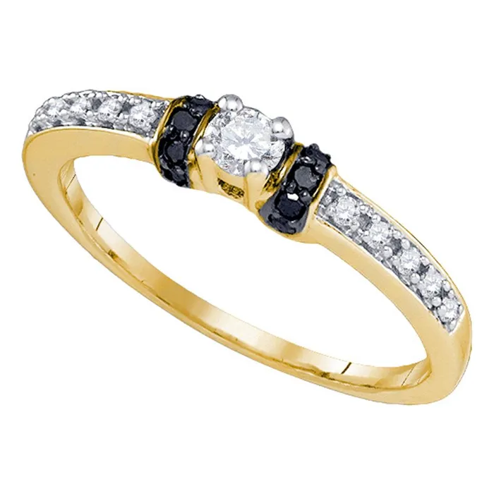 10kt Yellow Gold Womens Round Diamond Solitaire Bridal Wedding Engagement Ring 14 Cttw mayamila Rings 10kt Yellow Gold Womens Round Diamond Solitaire Bridal Wedding Engagement Ring 14 Cttw mayamila Rings