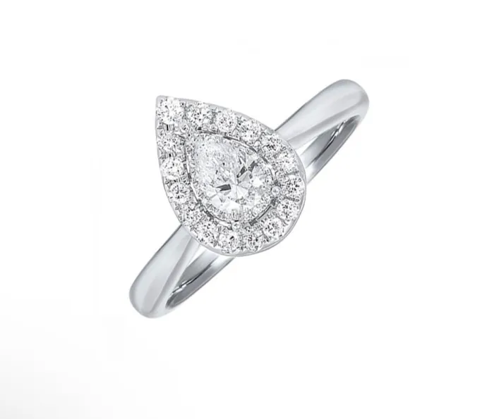 14H WG TRUREFLECTION PEAR SHAPE ENGAGEMENT RING DIAMOND 13 CTW RG105774WC GemsOne Rings 14H WG TRUREFLECTION PEAR SHAPE ENGAGEMENT RING DIAMOND 13 CTW RG105774WC GemsOne Rings
