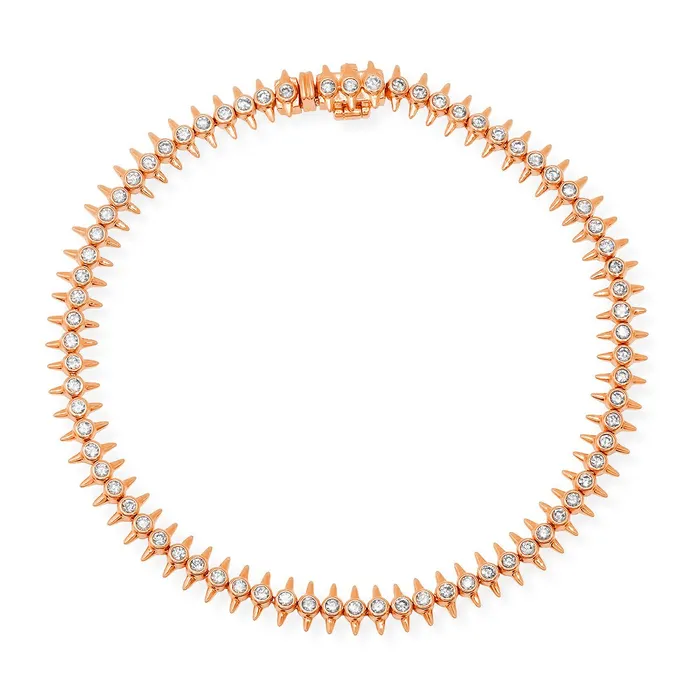 14K RG Orbis Tennis Bracelet Sig Ward Bracelets