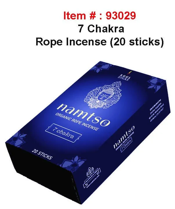 7 CHAKRA ROPE INCENSE Designs by Deekay Inc Earrings