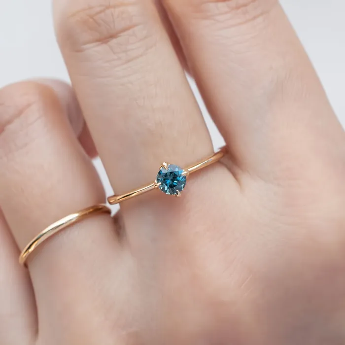 Alice Ring 45mm 045ct Blue Green Montana Sapphire 14k Yellow Gold Envero Jewelry Rings Alice Ring 45mm 045ct Blue Green Montana Sapphire 14k Yellow Gold Envero Jewelry Rings