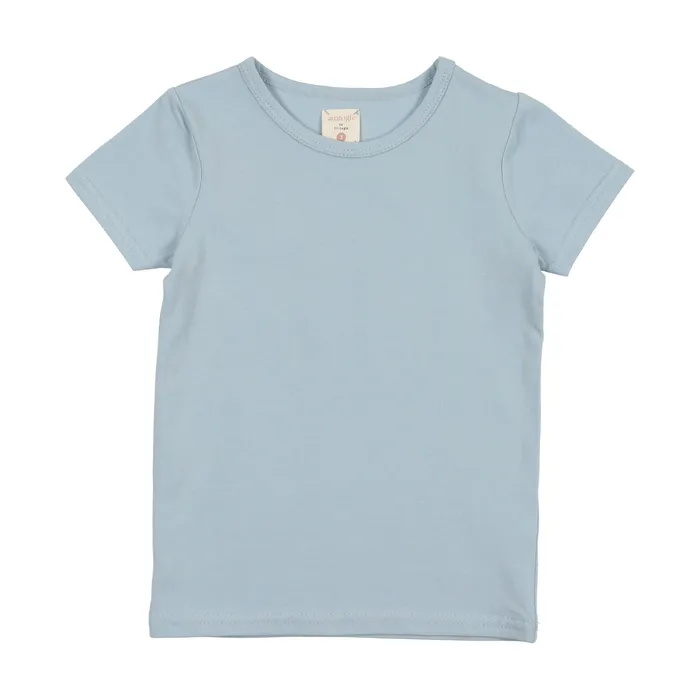 Analogie Necklaces Analogie Cotton TShirt Short Sleeve Light Blue