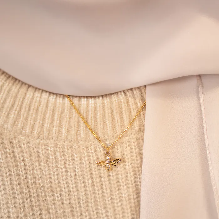 Bee Charm Necklace NIMAH EU Necklaces