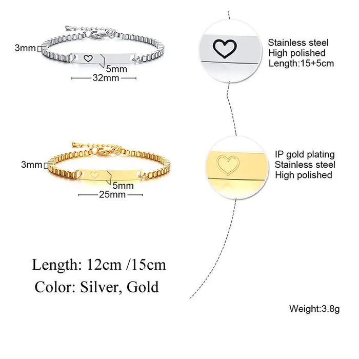 Bracelets Custom Name Baby Bracelet Juzan Jewelry