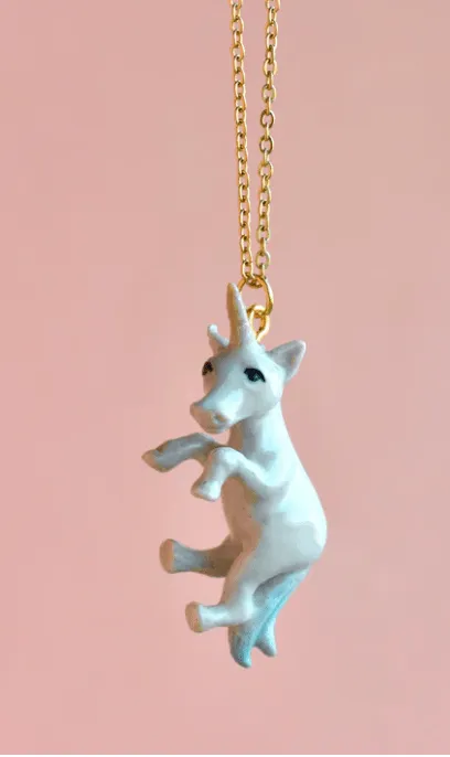 Camp Hollow Baby Unicorn Necklace Necklaces