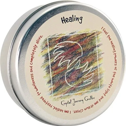 Crystal Journey Candles Earrings Healing Candle in Travel Tin