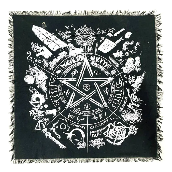 Designs by Deekay Inc Earrings PENTAGRAM 24 X 24 ALTAR CLOTH TAPESTRY