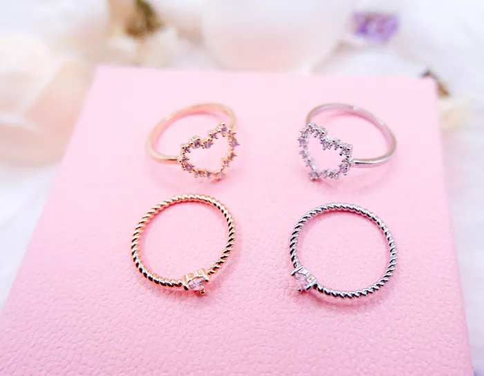 Double Love Ring Sorasol Rings