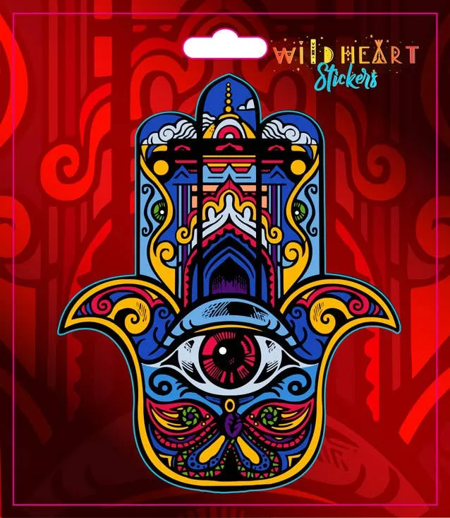 Earrings Benjamin International Hamsa Window Sticker