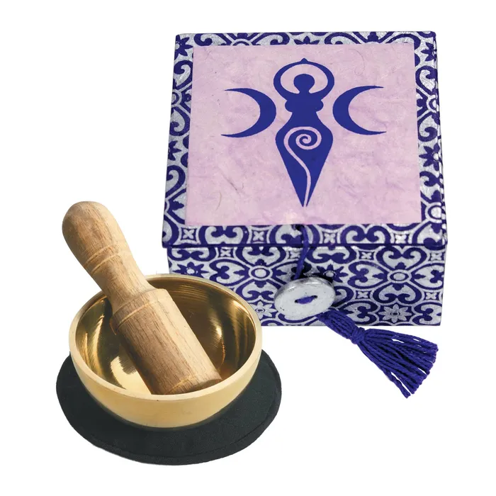 Earrings dZi Handmade Spiral Goddess Meditation Bowl Box 2