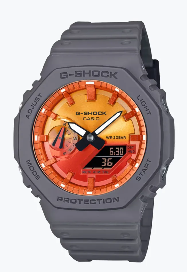 Earrings GShockANALOGDIGITAL 2100 Series GA2100FL8A GShock