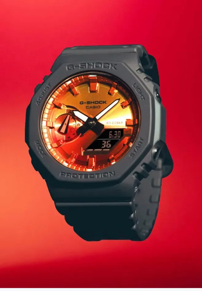 Earrings GShockANALOGDIGITAL 2100 Series GA2100FL8A GShock