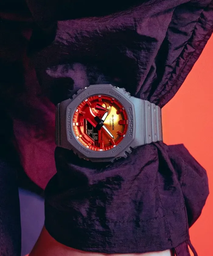 Earrings GShockANALOGDIGITAL 2100 Series GA2100FL8A GShock