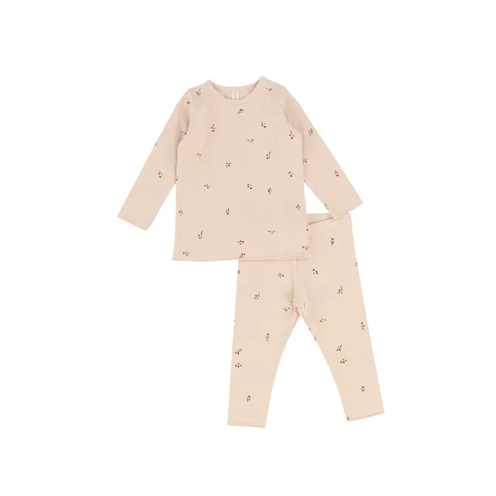 Earrings Lillette Long Sleeve Poppy Lounge Set Pale PinkMauve Lilette