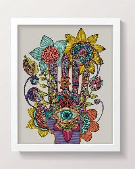Earrings Valentina Harper Hamsa hand
