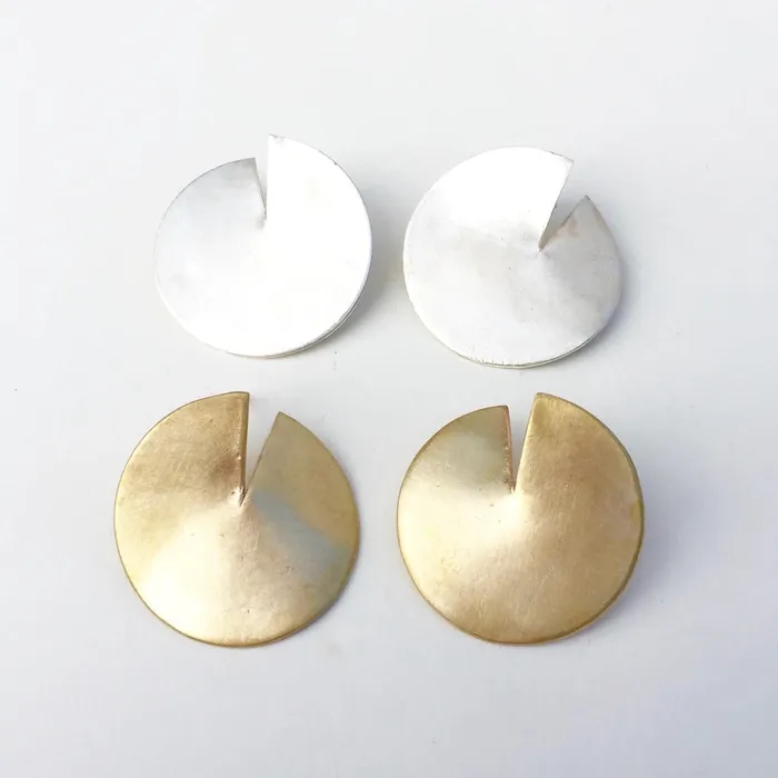 Earrings Wedge EarringsSterling Alana Douvros Jewellery