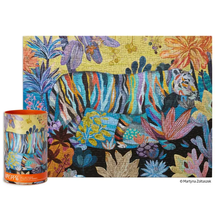 Earrings WerkShoppe Striped Tiger 500 Piece Puzzle