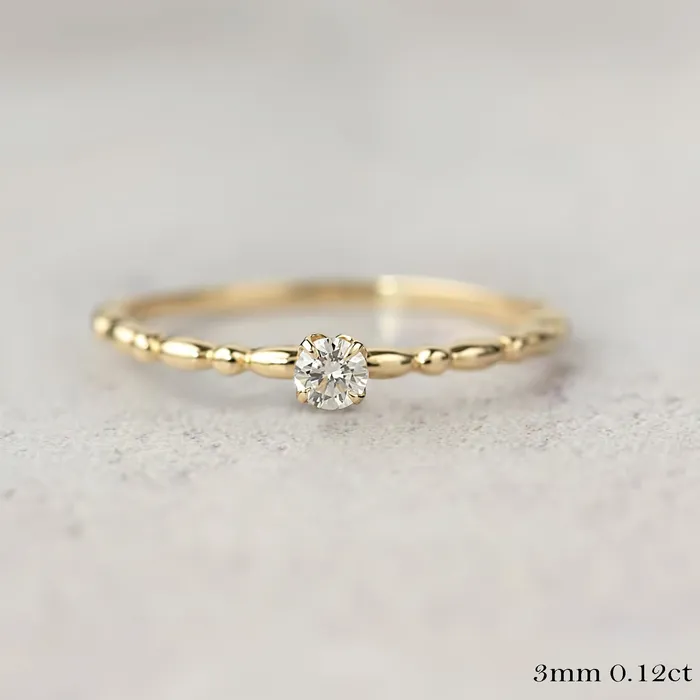 Envero Jewelry Candy Ring Round Brilliant Cut Diamond Rings